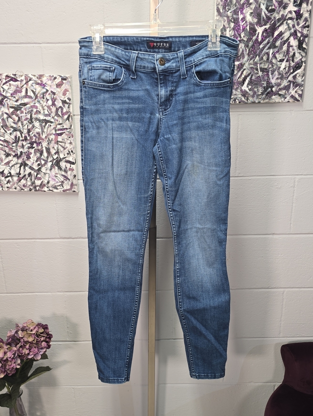 GUESS Women’s Light Blue Skinny Jeans